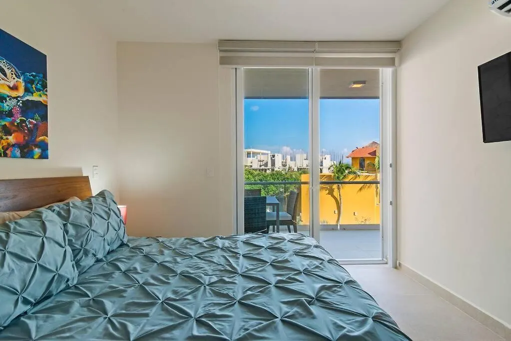 Apartment Sunrise Serenity Jacuzzi W Ocean View Beach Access 7 Rooftops Pools Akumal