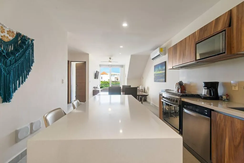 Sunrise Serenity Jacuzzi W Ocean View Beach Access 7 Rooftops Pools Akumal Mexikó