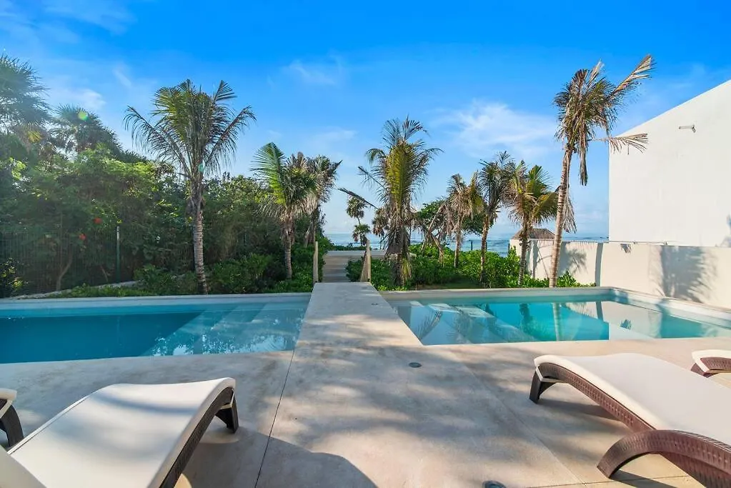 Sunrise Serenity Jacuzzi W Ocean View Beach Access 7 Rooftops Pools Akumal